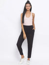 Black Rose Women Rayon crepe Pant