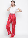 Forky wings floral print women nightwear pajama