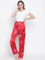 Forky wings floral print women nightwear pajama