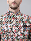 Hangup Men Standard Printed Men's Indian Wear-S76_Indo