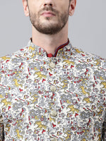 Hangup Men Standard Printed Men's Indian Wear-S77_Indo