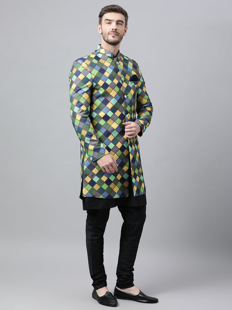 Hangup Men Standard Printed Men's Indian Wear-S82_Indo