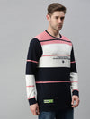 Men Printed Pink Sweatshirt-SCPW235-Pinkwhite