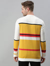 Men Printed Yellow Sweatshirt-SCPW235-Yellowwhite