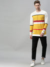 Men Printed Yellow Sweatshirt-SCPW235-Yellowwhite