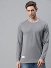 Men Solid Grey Sweatshirt-SCPW262-Grey