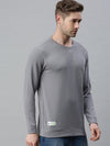 Men Solid Grey Sweatshirt-SCPW262-Grey