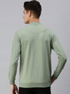 Men Solid Green Sweatshirt-SCPW300-Green