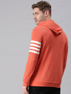 Men Striped Peach Sweatshirt-SCPW502-Peach