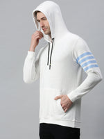 Men Solid White Sweatshirt-SCPW502-White