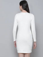 White Rib AWESOME Short Bodycon Dress