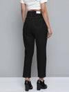 Black Pearl Detail Mom Jeans