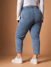 Women Ice Blue Denim Balloon Fit Jeans-SFJEAN0607