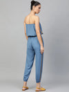 Women Solid Standard Teal Jumpsuits & Sets