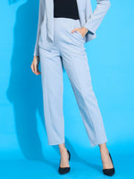 Women Grey Front Darted Balloon Fit Pants