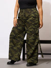 Women Camouflage Twill Cargo Pants