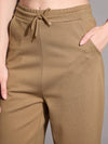 Women Brown Relaxed Fit Track Pants-SFPANT50882