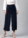 Navy Wrap Pants