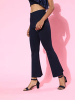 Navy Roma Bell Bottom Pants