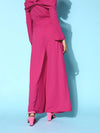 Fuchsia Wide Leg Pants