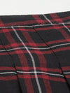 Brown Plaid Check Mini Skirt