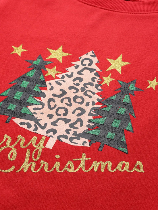 Red Christmas Tree Sweatshirt