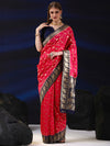 Saree Mall Women's  Blend Pink Woven Design Designer Saree With Blouse Piece-SGITRIUS03D