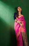 Suha Womens Fashion Ethnic Pink Color Sarees-MLSHWSA1262PNK0ONE