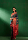 Suha Womens Fashion Ethnic Teal Color Sarees-MLSHWSA1276TEL0ONE