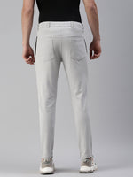 Men Solid Grey Slim Fit Trackpant-SL-88-Grey