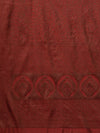 Saree Mall Women's  Blend Maroon Woven Design Designer Saree With Blouse Piece-SOHNA2002