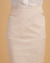 Pencil skirt with Back slit-SISK0170424