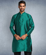 Hangup Men Standard Solid Men's Indian Wear-ST08_SeaGreen_8_B11_Lkurta