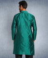 Hangup Men Standard Solid Men's Indian Wear-ST08_SeaGreen_8_B11_Lkurta