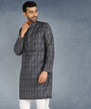 Hangup Men Standard Printed Men's Indian Wear-ST1011268_Grey_Lkurta