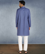 Hangup Men Standard Printed Men's Indian Wear-ST1011272_Blue_Lkurta