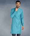 Hangup Men Standard Printed Men's Indian Wear-ST1011284_Coral_Lkurta