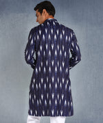 Hangup Men Standard Printed Men's Indian Wear-ST1011286_Blue_PrntLkurta_S