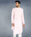 Hangup Men Standard Solid Men's Indian Wear-ST13954_Pink_RubyLKurta