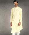 Hangup Men Standard Solid Men's Indian Wear-ST13956_Lemon_RubyLKurta