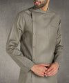 Hangup Men Standard Solid Men's Indian Wear-ST13957_Grey_RubyLKurta