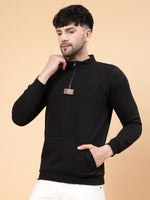 Rigo Zip-Up Neck Fleece Sweatshirt
