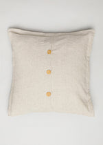 Solid Beige Linen plain cushion cover for sofa-230454090