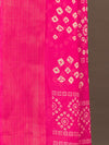 Saree Mall Women's Cotton Blend Pink Printed Celebrity Saree With Blouse Piece-TNZC16B