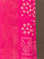 Saree Mall Women's Cotton Blend Pink Printed Celebrity Saree With Blouse Piece-TNZC16B