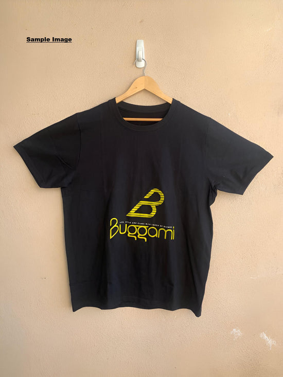 Yellow Round Neck 100% Cotton Customized T-Shirts - 180 GSM