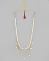 Gold Plated Pearl Beads Necklace-VOJ098