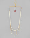 Gold Plated Pearl Beads Necklace-VOJ098