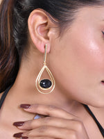 Gold Hoop Earrings-VOJ244