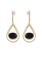 Gold Hoop Earrings-VOJ244